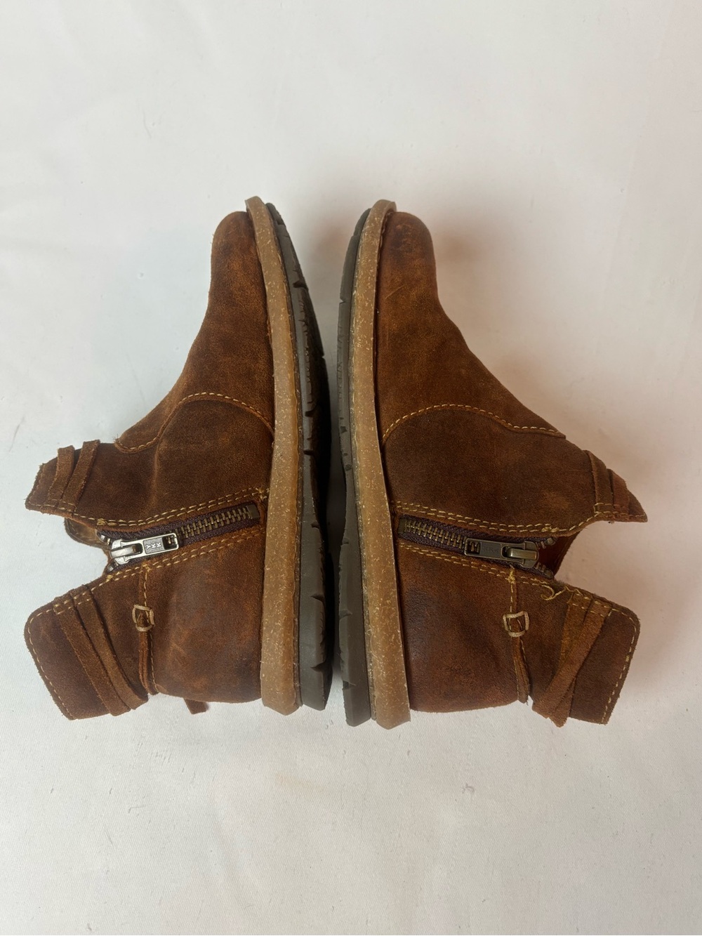 Born Wynter II Ankle Boots Bootie Women Sz 7 US Brown Nubuck Leather BR0017406 - Picture 5 of 9
